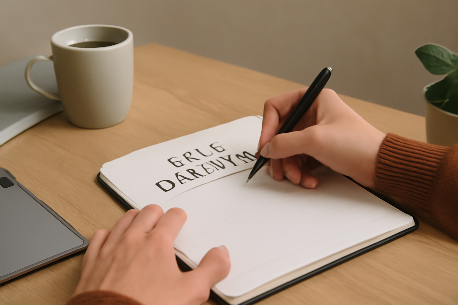 Person building discipline through daily habits