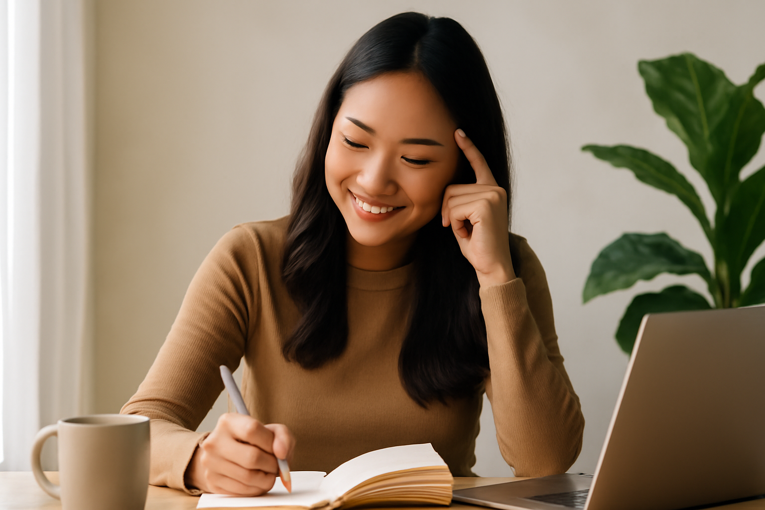 Person experiencing mindset shifts that transform life
