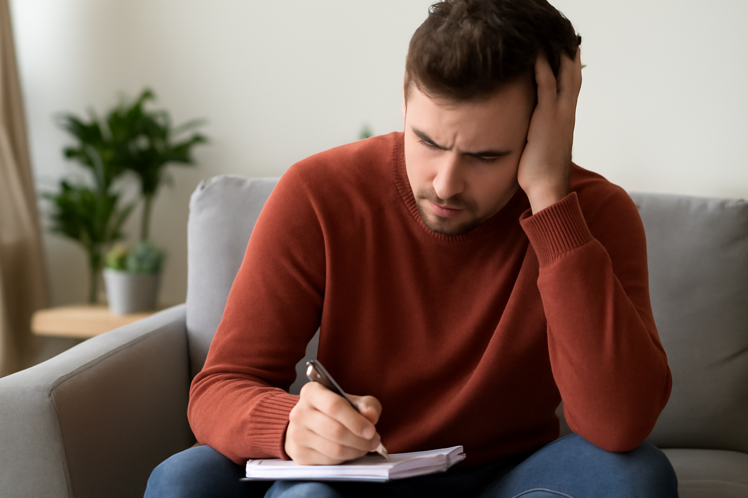 Person overcoming stagnation and feeling stuck in life