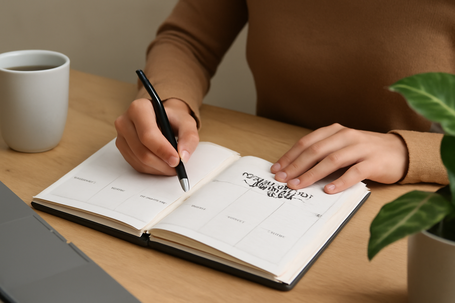 Personal planner with tools for creating an efficient planner