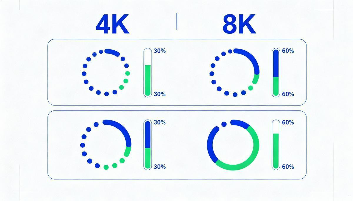 Benefícios práticos e tendências futuras do 4K e 8K no streaming