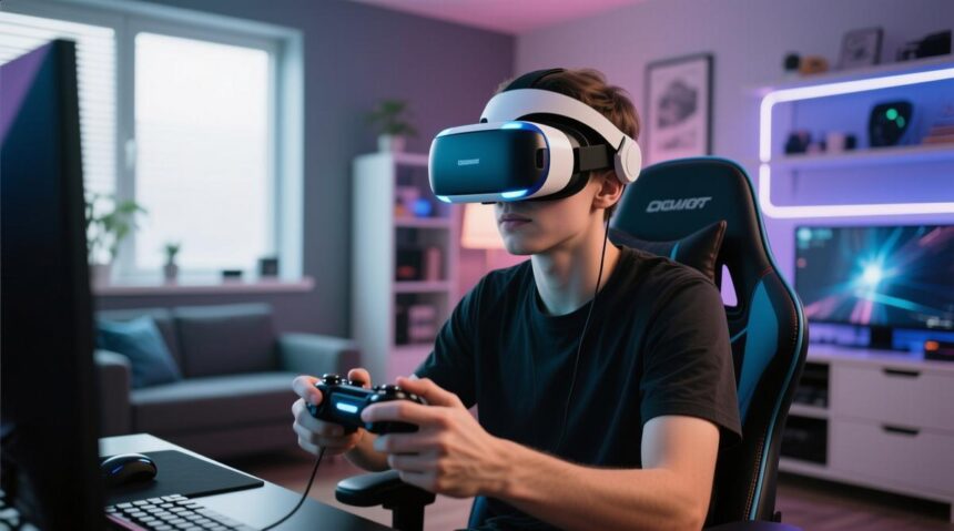 Realidade virtual em jogos: guia completo e atualizado 2026